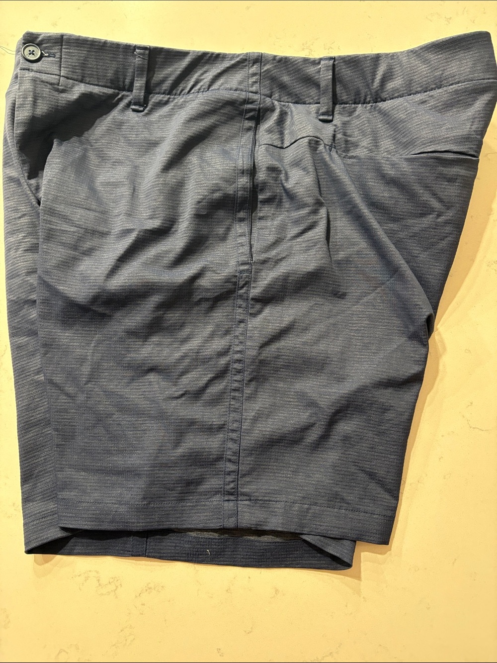 Under Armour Men's Flat-Front Performance Shorts in Navy